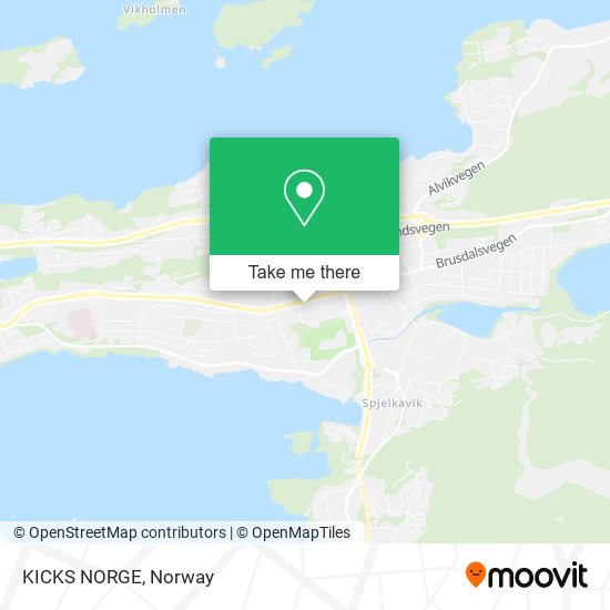 KICKS NORGE map