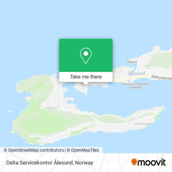 Delta Servicekontor Ålesund map