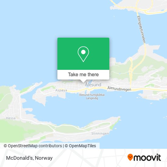 McDonald's map