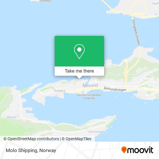 Molo Shipping map