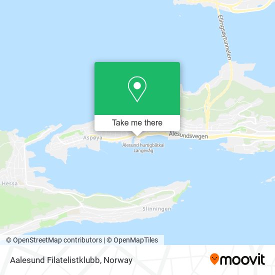 Aalesund Filatelistklubb map
