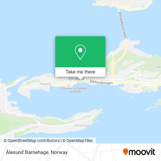 Ålesund Barnehage map