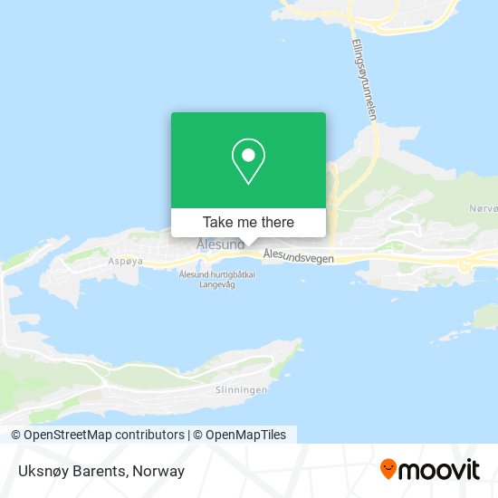 Uksnøy Barents map