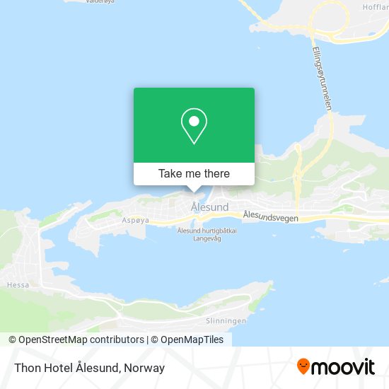 Thon Hotel Ålesund map