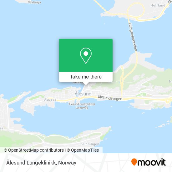 Ålesund Lungeklinikk map