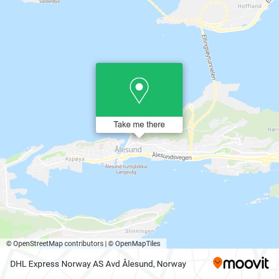 DHL Express Norway AS Avd Ålesund map