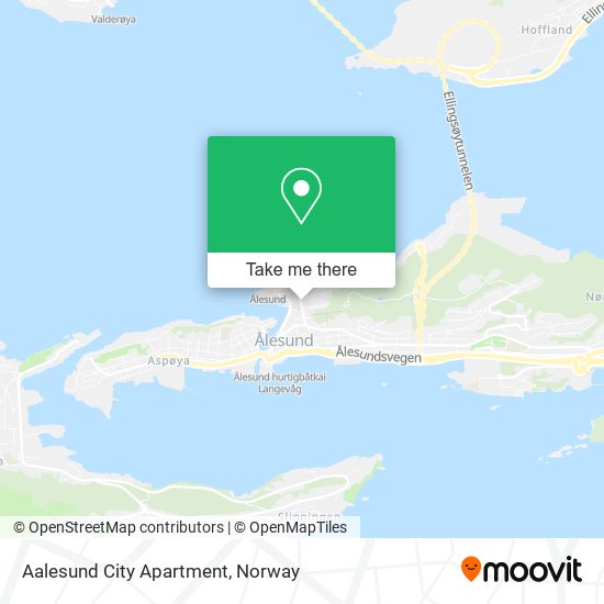 Aalesund City Apartment map