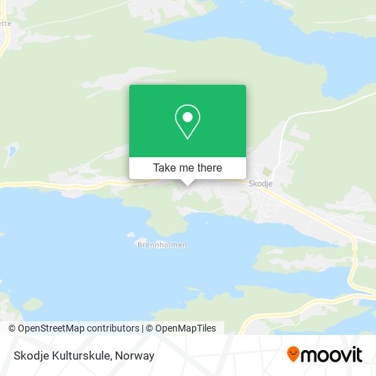 Skodje Kulturskule map