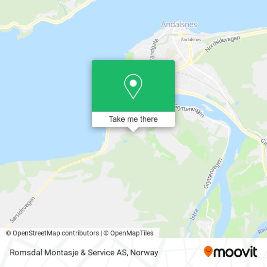 Romsdal Montasje & Service AS map