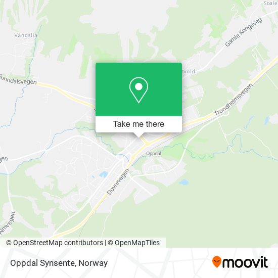 Oppdal Synsente map