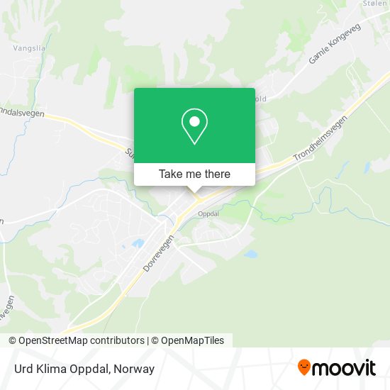 Urd Klima Oppdal map