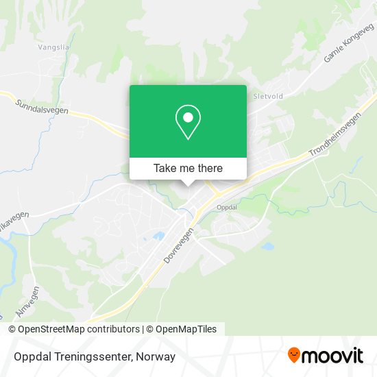 Oppdal Treningssenter map