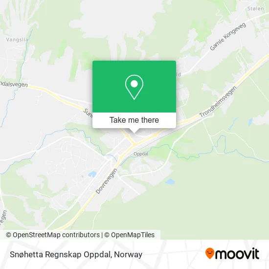 Snøhetta Regnskap Oppdal map