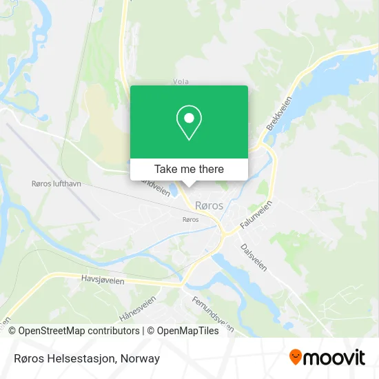 Røros Helsestasjon map