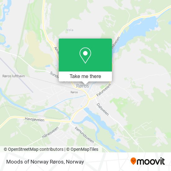 Moods of Norway Røros map