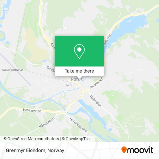 Grønmyr Eiendom map
