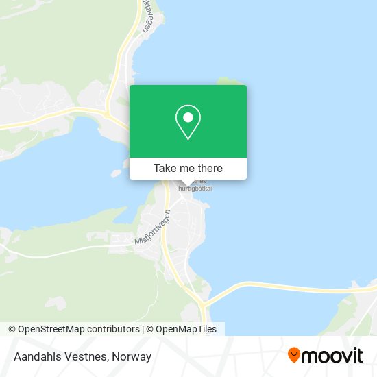 Aandahls Vestnes map