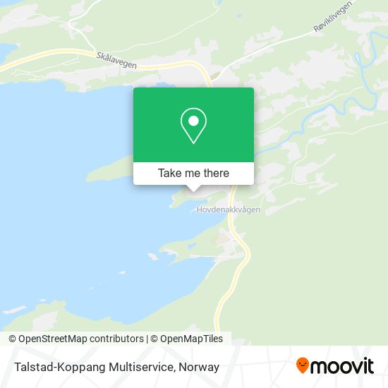 Talstad-Koppang Multiservice map