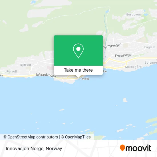 Innovasjon Norge map