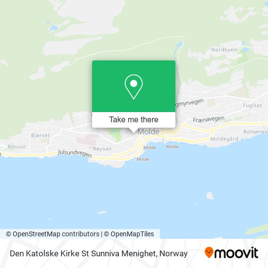 Den Katolske Kirke St Sunniva Menighet map