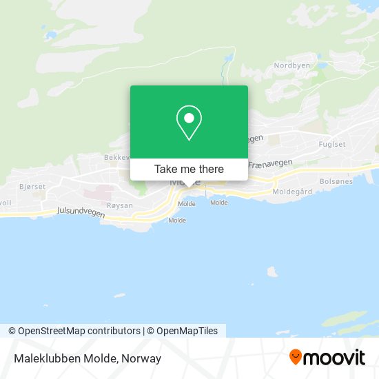 Maleklubben Molde map