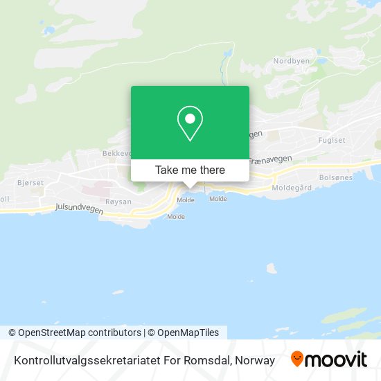 Kontrollutvalgssekretariatet For Romsdal map