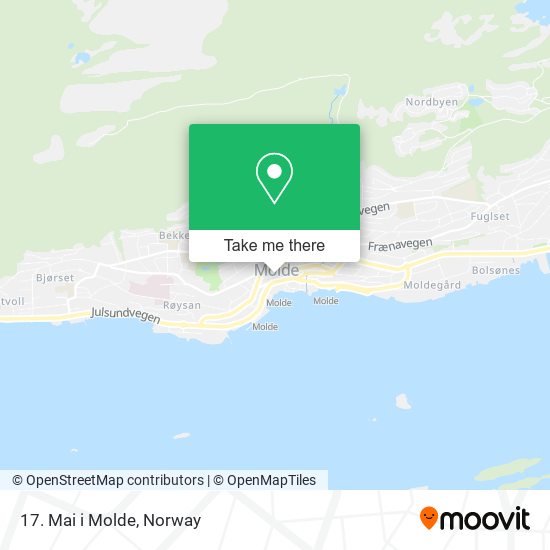 17. Mai i Molde map