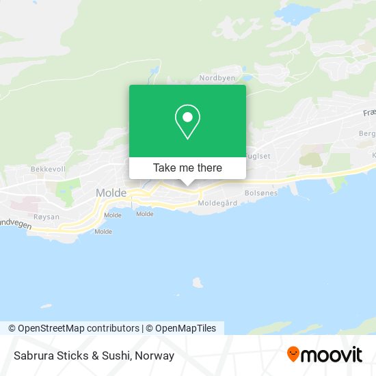 Sabrura Sticks & Sushi map