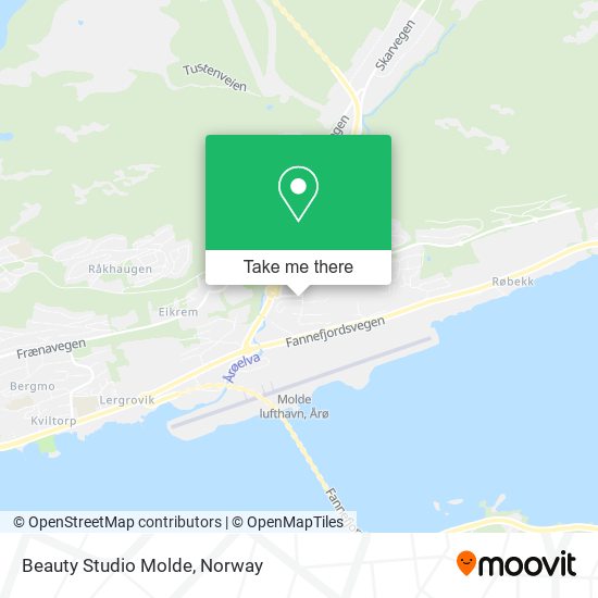 Beauty Studio Molde map