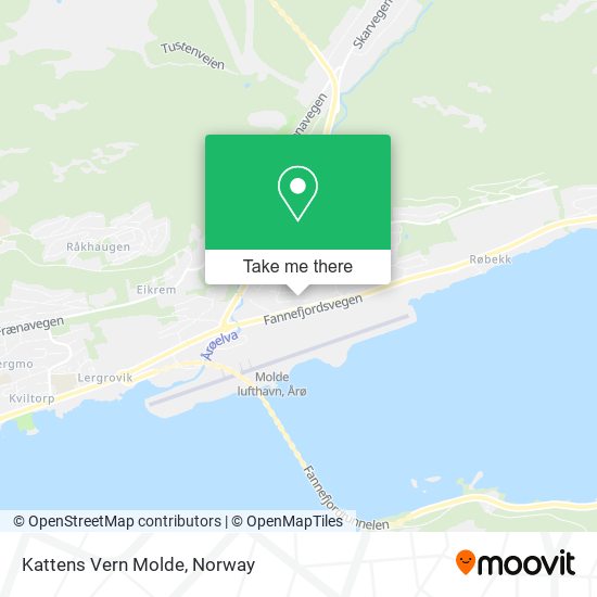 Kattens Vern Molde map