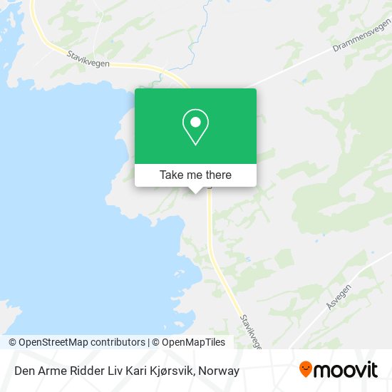 Den Arme Ridder Liv Kari Kjørsvik map