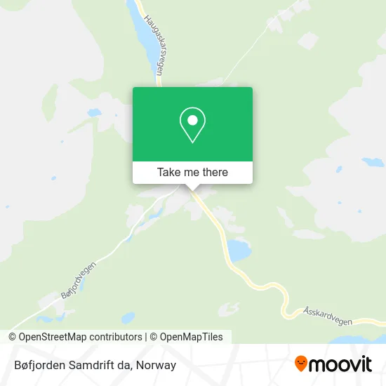 Bøfjorden Samdrift da map