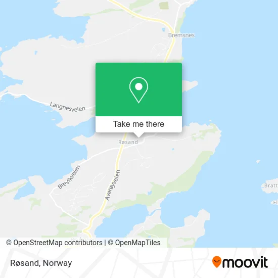 Røsand map