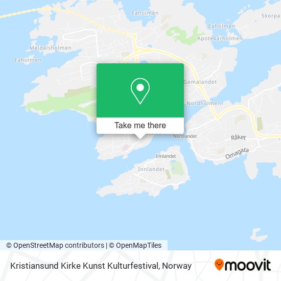 Kristiansund Kirke Kunst Kulturfestival map