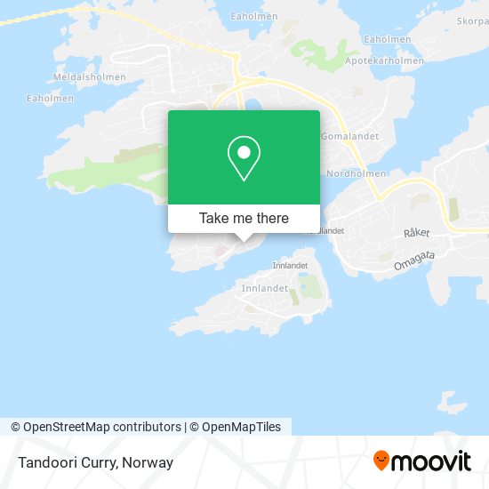 Tandoori Curry map