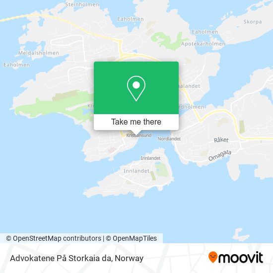 Advokatene På Storkaia da map