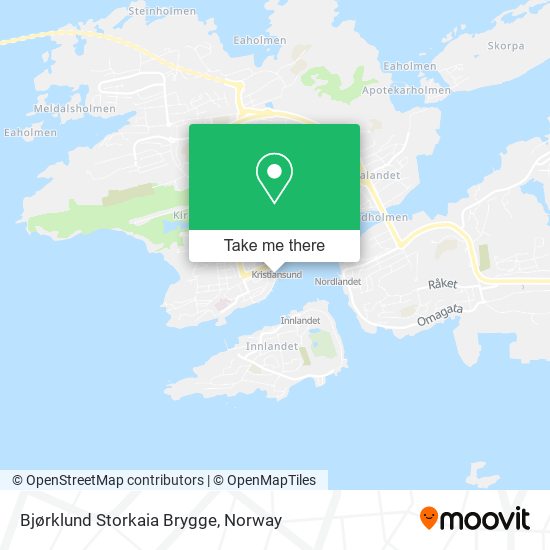 Bjørklund Storkaia Brygge map