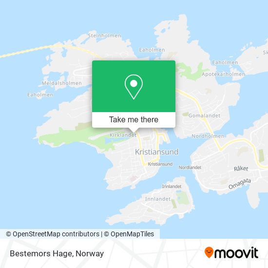 Bestemors Hage map