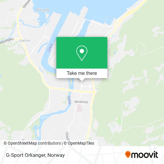 G-Sport Orkanger map