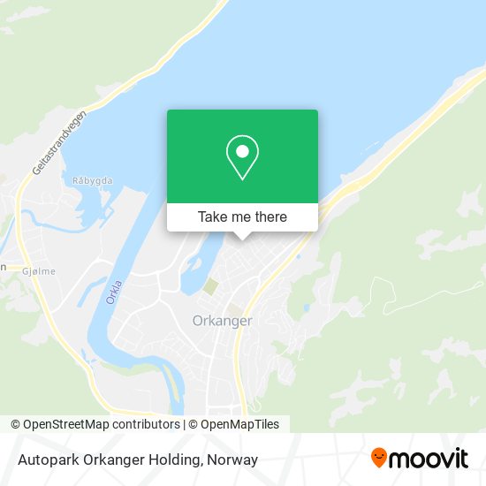 Autopark Orkanger Holding map