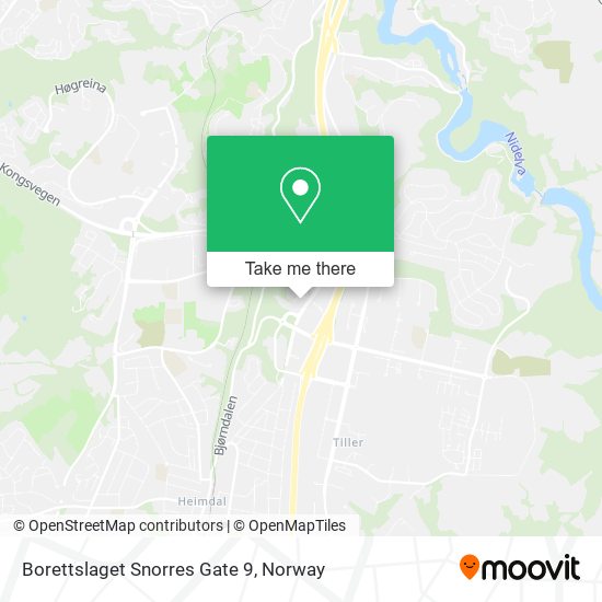 Borettslaget Snorres Gate 9 map