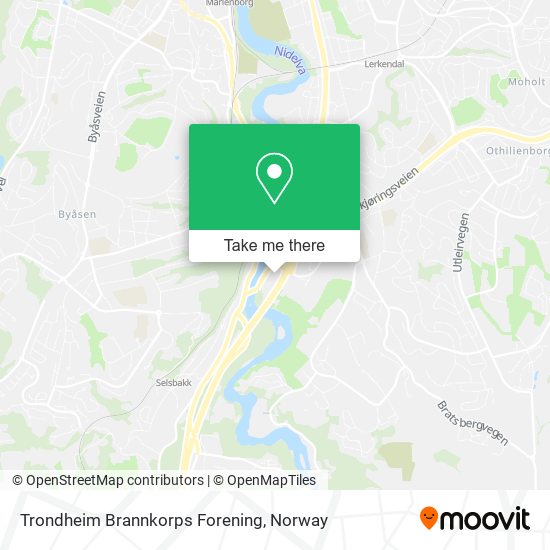 Trondheim Brannkorps Forening map