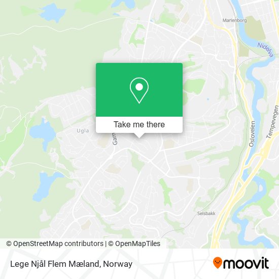 Lege Njål Flem Mæland map