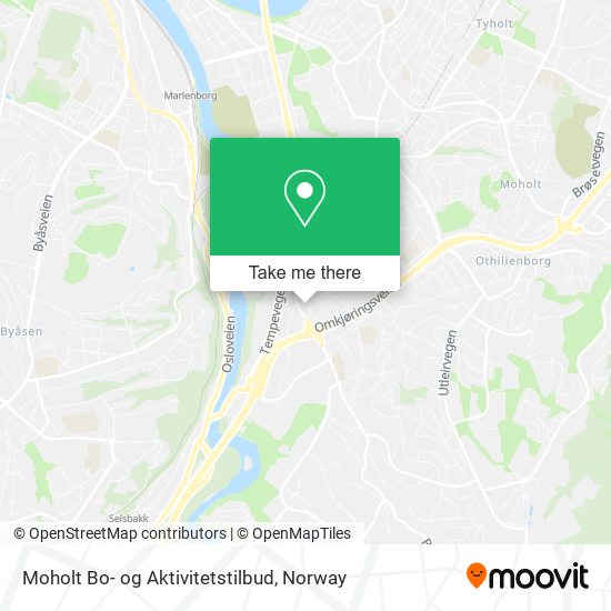 Moholt Bo- og Aktivitetstilbud map