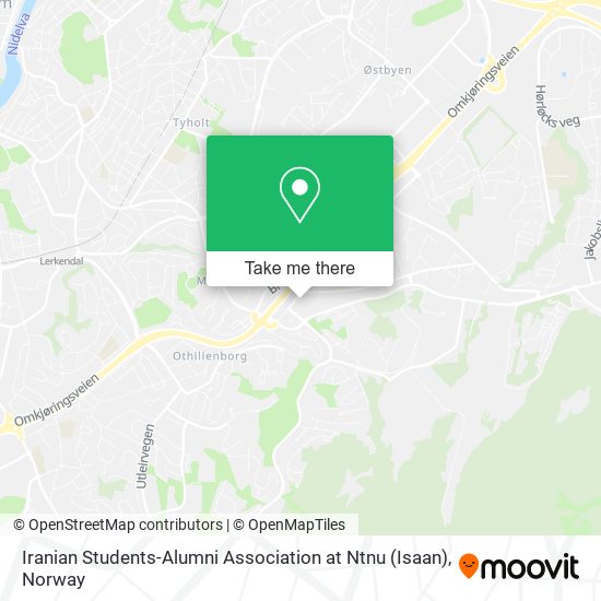 Iranian Students-Alumni Association at Ntnu (Isaan) map