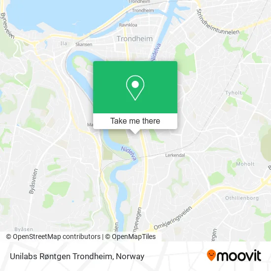 Unilabs Røntgen Trondheim map
