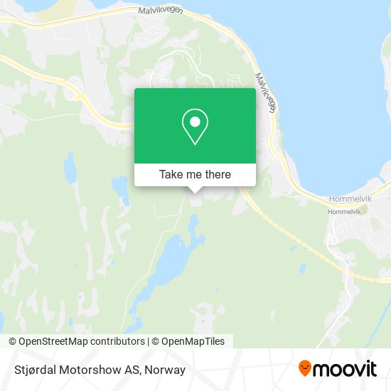 Stjørdal Motorshow AS map