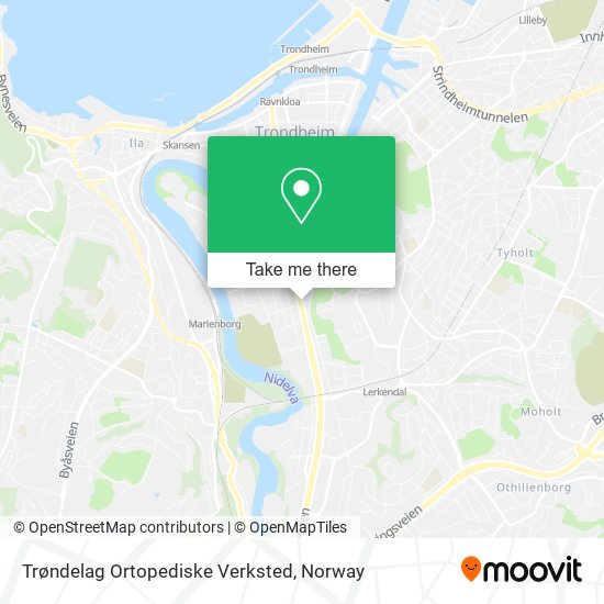 Trøndelag Ortopediske Verksted map