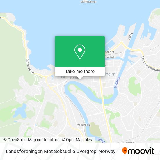 Landsforeningen Mot Seksuelle Overgrep map