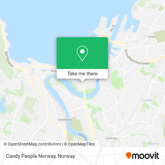 Candy People Norway map